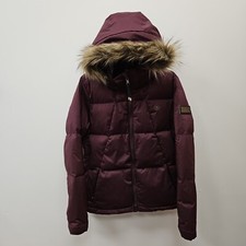 Ariat Altitude Faux Fur Hoodie Down Insulated Purple Jacket Size Womens Medium