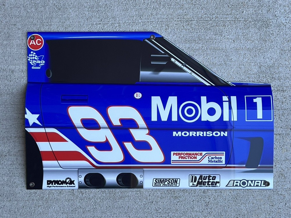 WOW!!! Curved Chevrolet Corvette ZR1 IMSA Race Car Door Style Sign