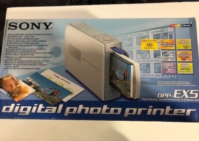 Sony DPP-EX5 DIGITAL Photo Printer Sealed Unused NOS BONUS New Ink