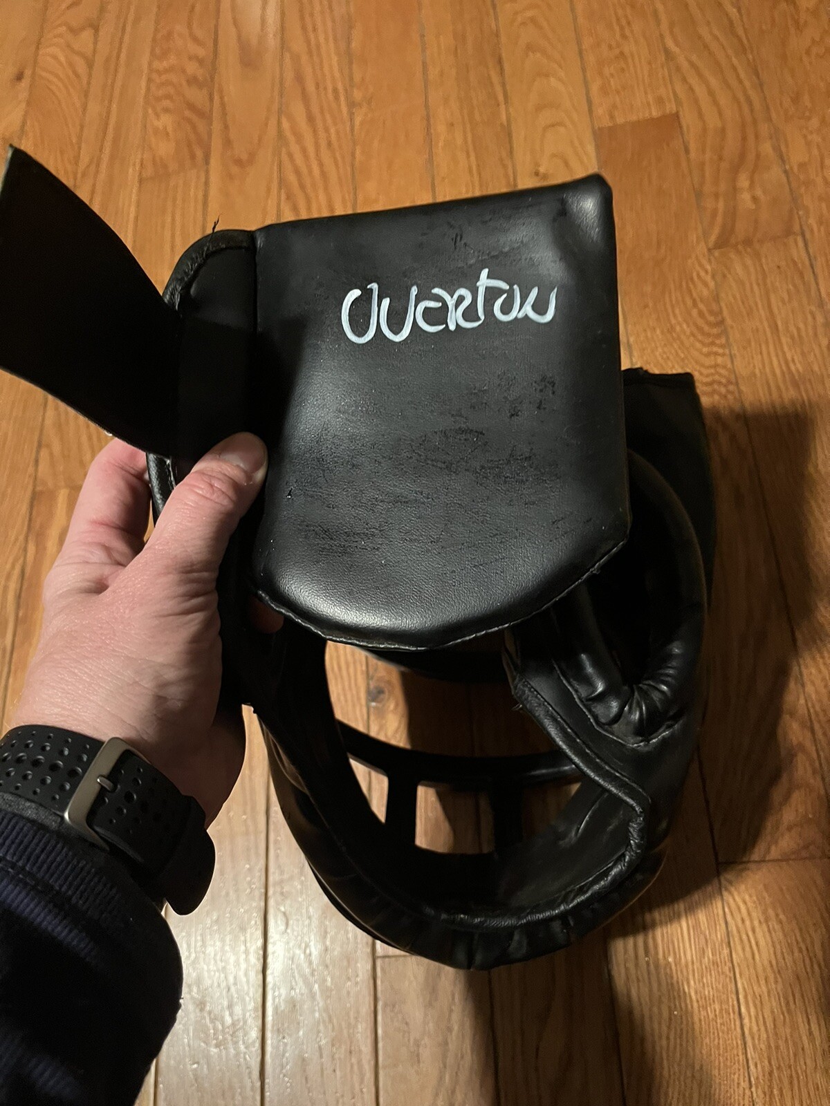 ActionFlex Padded Cage Sparring XL Martial Arts Head Gear Black eBay