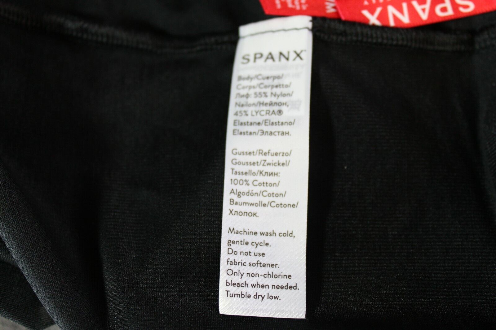 Spanx 10252R Thinstincts 2.0 Mid Thigh High Waist Short Shapewear Size 1X  black
