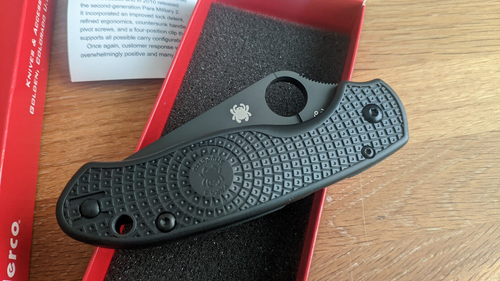 Spyderco Para 3 Lightweight Taschenmesser, schwarz - Bild 3 von 7
