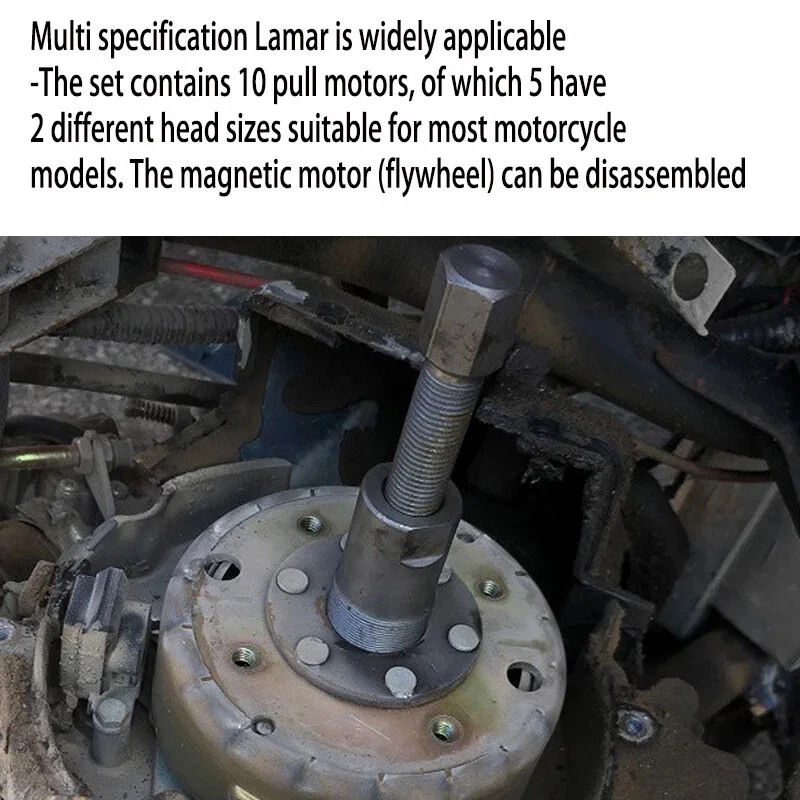 Motorcycle Magneto Puller Set Engine Rotor Flywheel Separator Extractor Special - Image 2 of 4