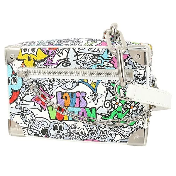 Louis Vuitton Mini Soft Trunk White Multicolor