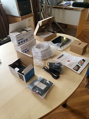 TMEZON WLAN Video Türsprechanlage 4x7'' Touch TFT Pannnel, Neupreis 349