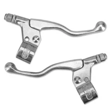 COMPLETE LEVER GROUPSETS SHORT ALUMINIUM CHROME / ALUMINIUM for Peugeot 103 RCX R 50 1993-2006
