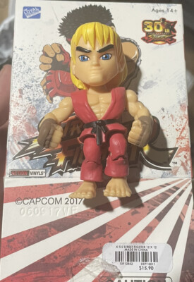 Loyal Subjects Action Vinyls Hot Topic Street Fighter Ken Brown Wraps 2/12