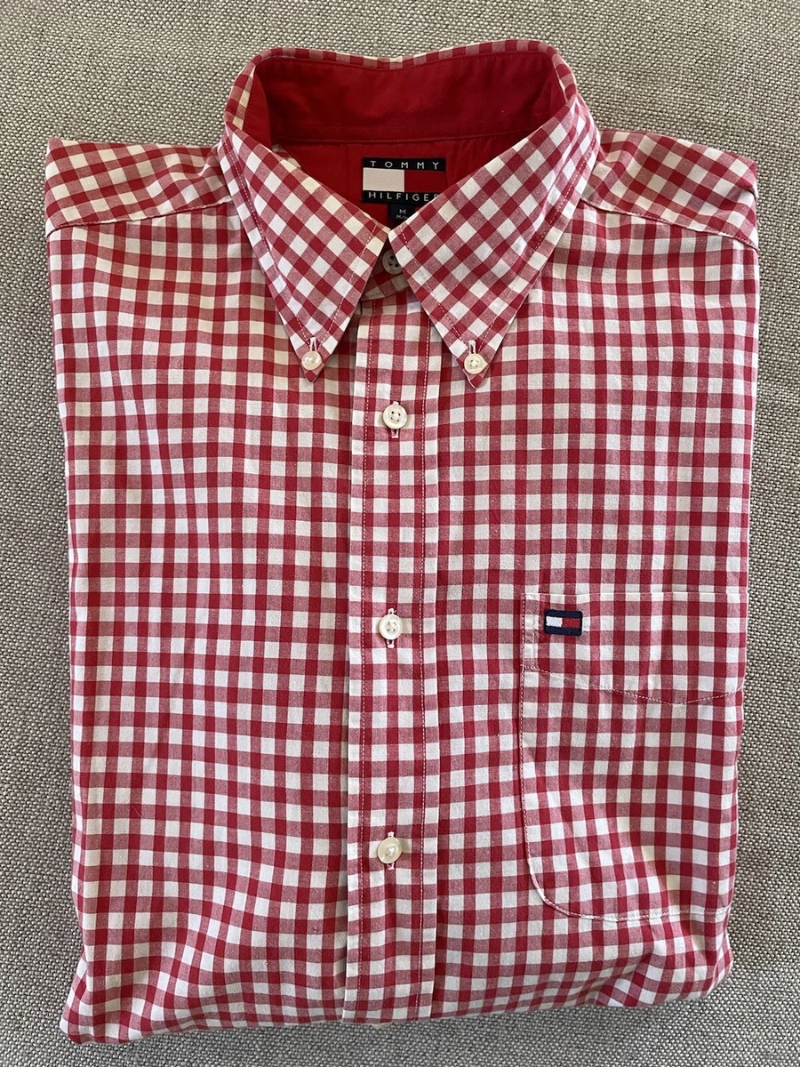 Tommy hilfiger gingham shirt sale