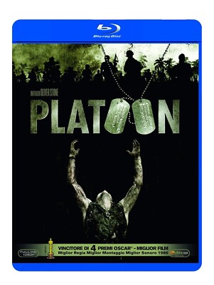 Platoon- Charlie Sheen, Oliver stone Tom Berenger DT. Ton Blu-Ray NEU