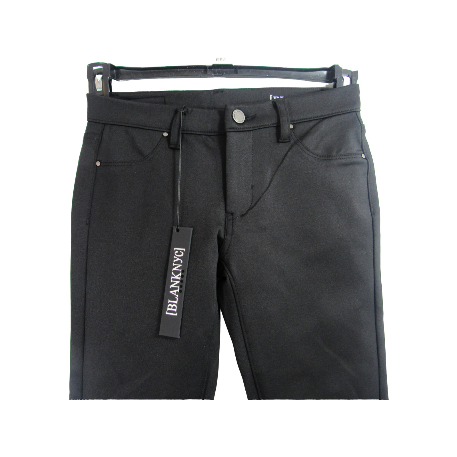 NWT BlankNYC Sprayon Super Skinny Jeans Style 52E-7298C Size 27 Black Inseam 30"