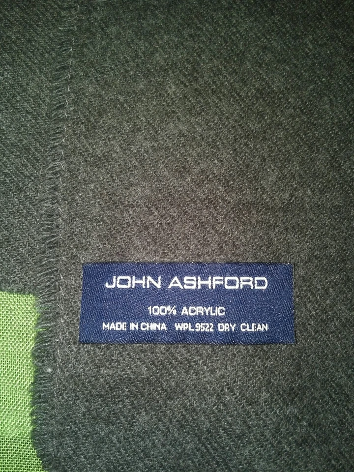 John Ashford Unisex / Men's / Women's 100% Acrylic 9522 Scarf Gray - Image 4 of 4