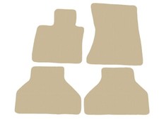 Beige Fußmatten Velour für BMW X5 E70 2006-2013 Autoteppiche, 14xRand