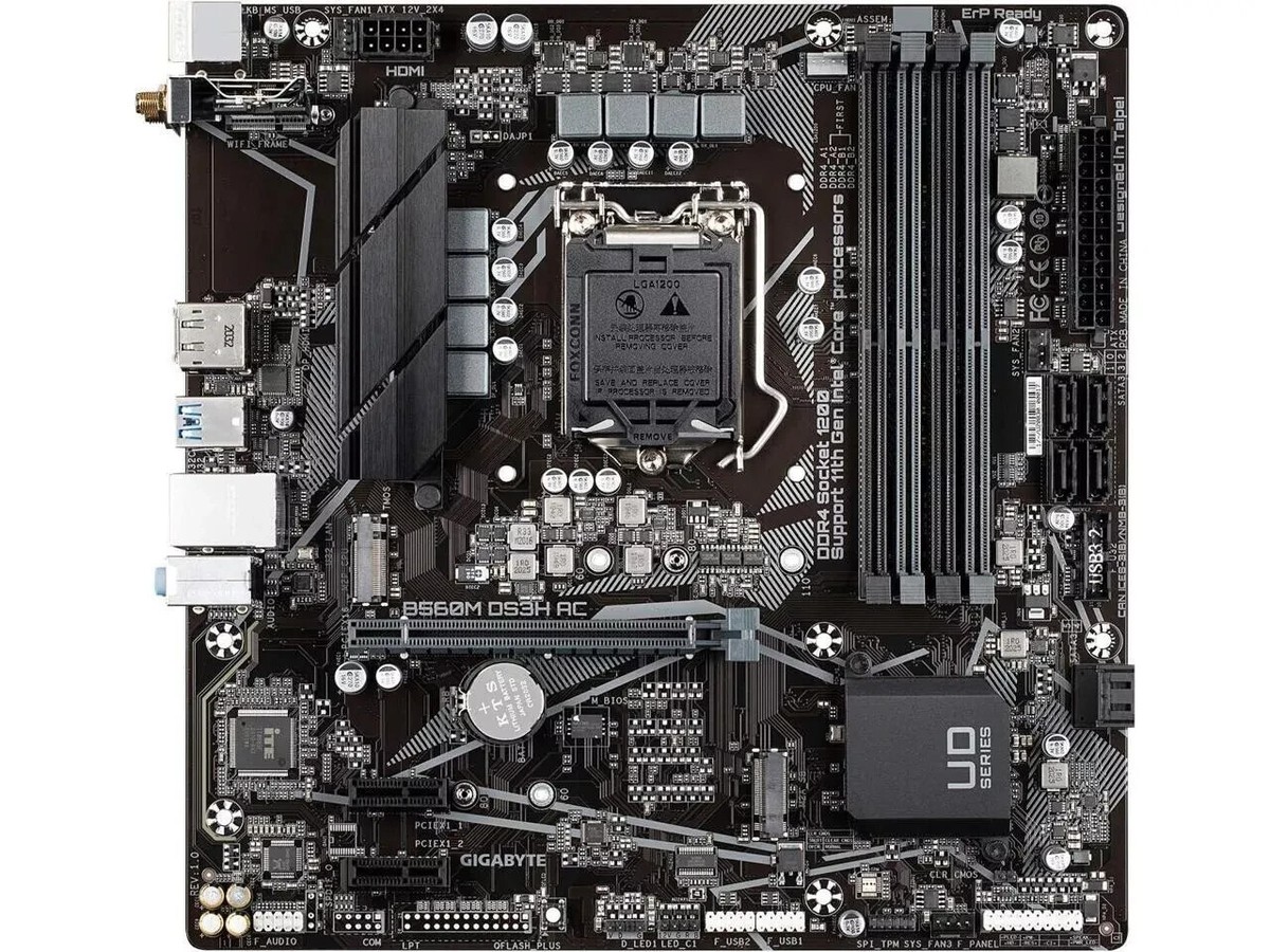 Core i5-10400 & GIGABYTE B560M DS3H セット GIGABYTE B560M DS3H AC LGA1200 Intel B560 SATA 6Gb/s Micro ATX