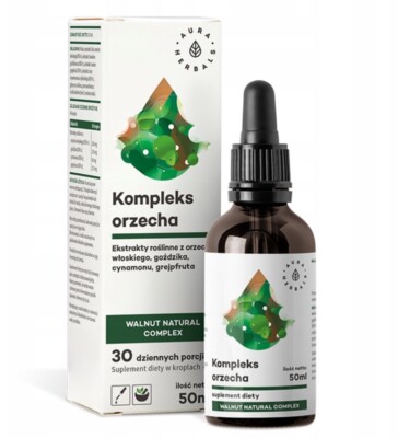 (1L/399,80 ) Aura Herbals Wormwood Natural Complex Walnut Extract  50 ml D/S