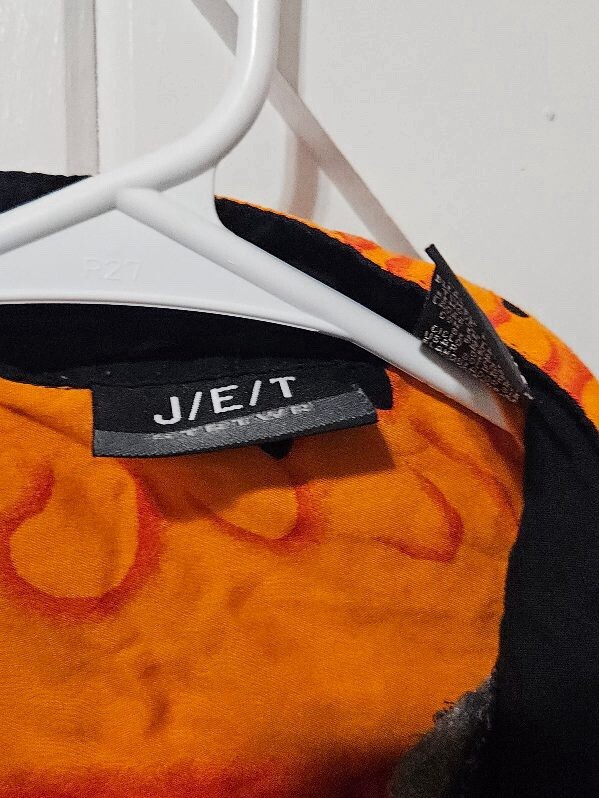 Vintage Y2K 2000s Flame Shirt Crazy 90s Streetwear Button