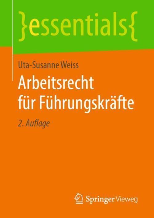 Thumbnail - Arbeitsrecht Für Führungskräfte | Uta-susanne Weiss | Taschenbuch |
