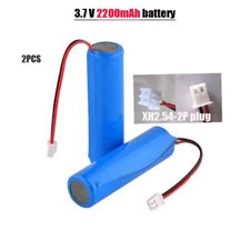 2 PCS Rechargeable 3.7 V 2200mAh  Accumulator  Sound Box Solar  Player Batteries