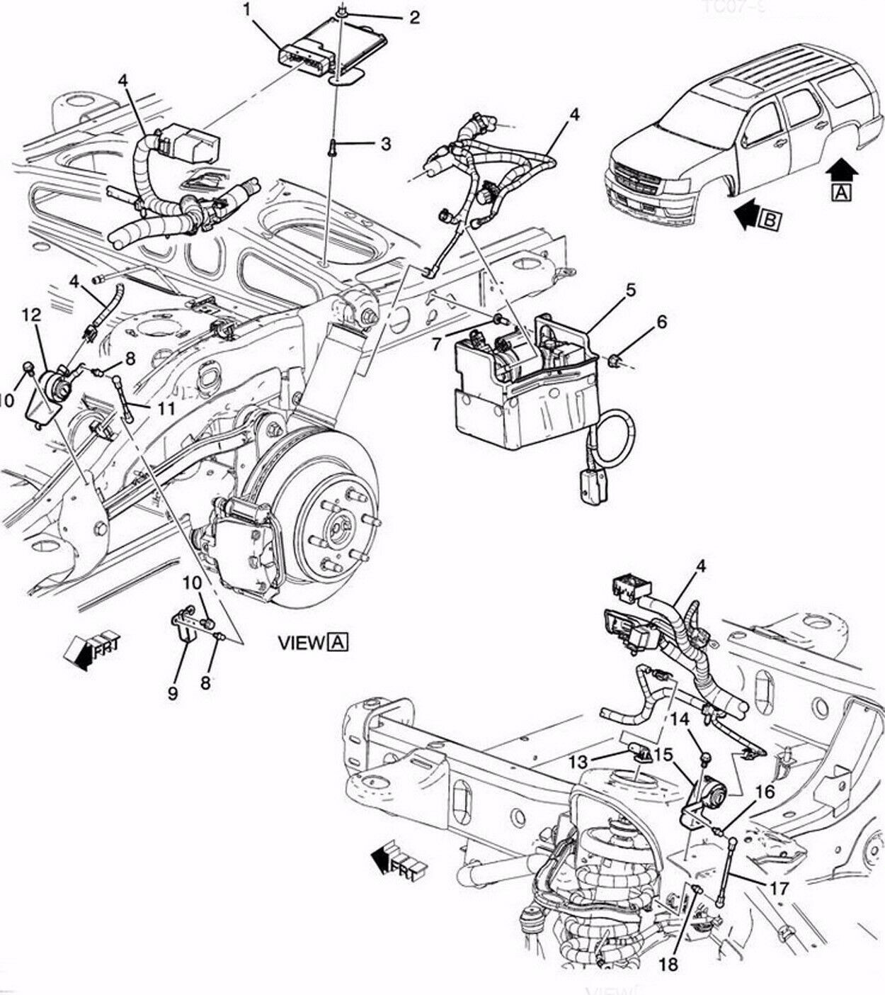OEM Air Suspension Leveling Sensor Cadillac Escalade Chevrolet Suburban