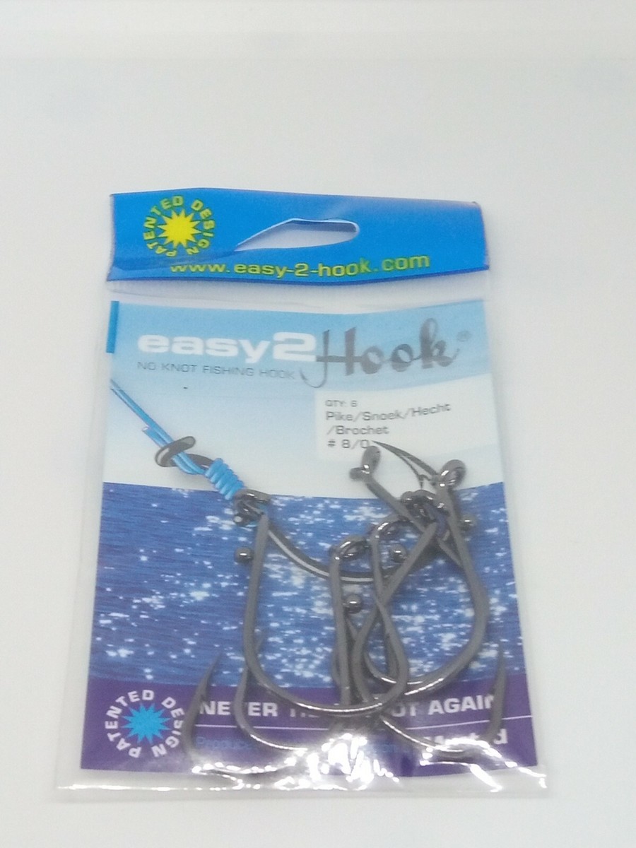 10 Ami Easy2Hook Senza Nodo Per Pesca In Barca - Confezione UK