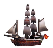 PIRATES POCKETMODEL Spanish Main 075 L'AGUILA Spanish Ship UNPUNCHED CSG