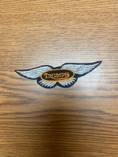 Triumph Motorcycles Wings Patch 3.77" long X 1" Wide