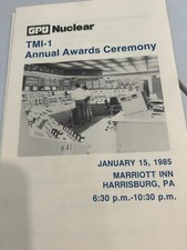 THREE MILE ISLAND TMI/GPU 1985 ANNUAL AWARADS CEREMONY PROGRAM
