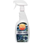 303 Quick Wax 32 Fl Oz Spray On Wax for Boat Slick Glossy Finish Protection