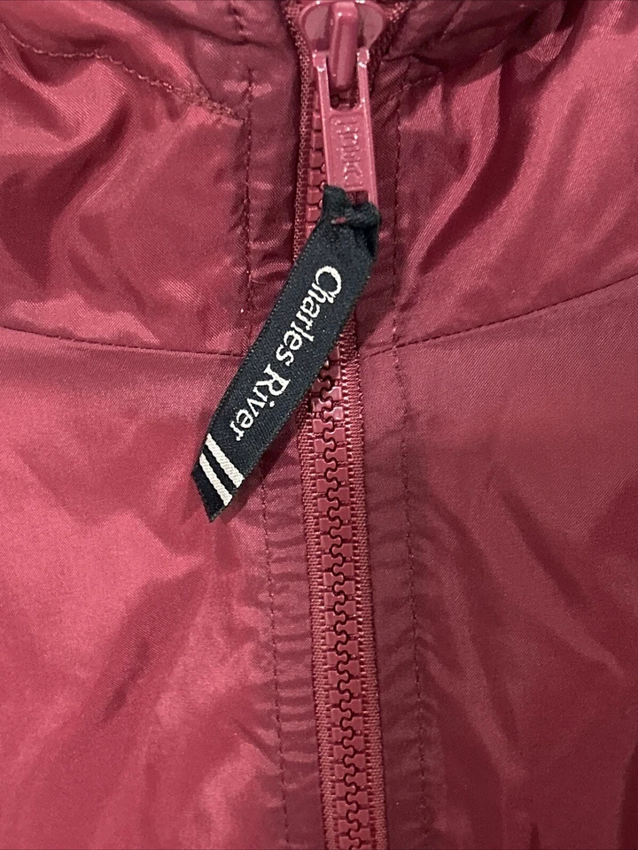 University Of Alabama Charles River Windbreaker Jacket Lined Hooded Size Medium - Image 3 of 4