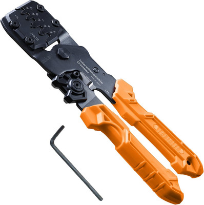 Precision Universal Crimping Tool with Inter-Changeable Die Plates (Size L) Hand