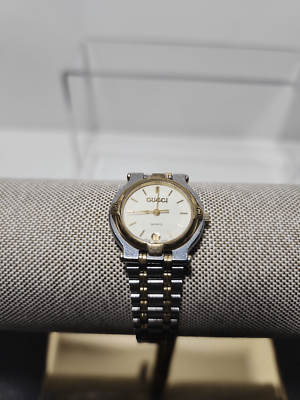 Gucci 9000L Vintage Ladies Ivory Face Watch | eBay display picture 1