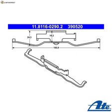 SPRING BRAKE CALIPER 11.8116-0290.2 FOR BMW 5/E39/X/SAV 7/E38 X3/E83 X5/E53 2.0L