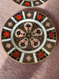 Royal Crown Derby Imari 1128 set of 6 side plates