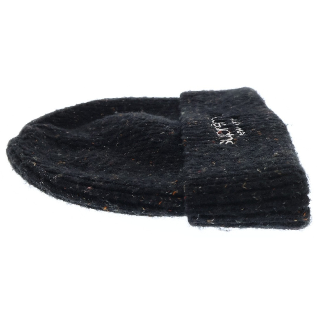 SUPREME 22AW Rainbow Speckle Beanie Classic Logo Hat Black