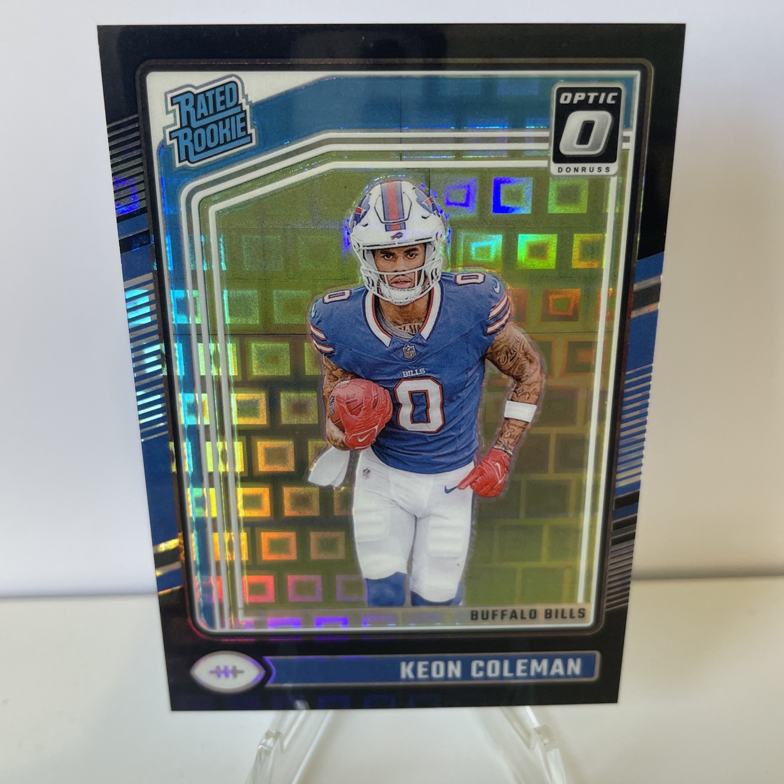 2024 PANINI DONRUSS OPTIC BLACK PANDORA #263 KEON COLEMAN ROOKIE RC 3/25