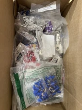 10 lbs Assorted Electrical Terminals – Mixed Gauges, Open/Loose/Broken Bags Gra