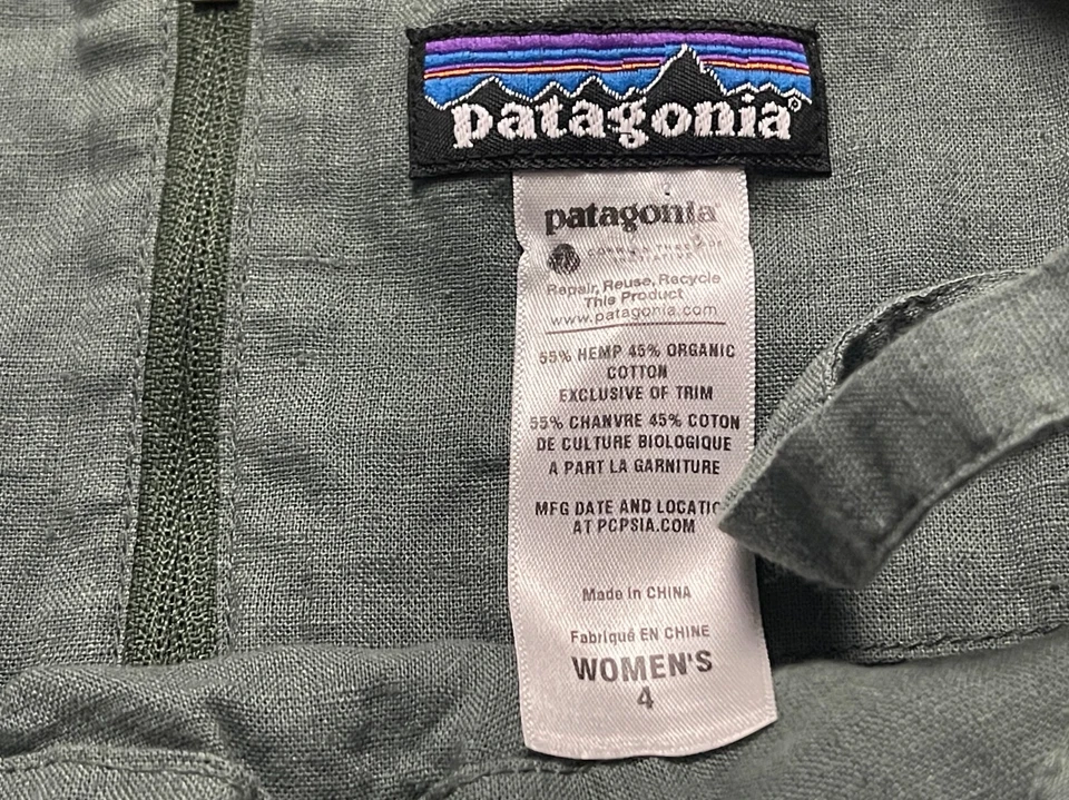 Camiseta sin mangas Patagonia Summertime para mujer 4 verde cáñamo algodón orgánico 53051 Foto 2 de 4