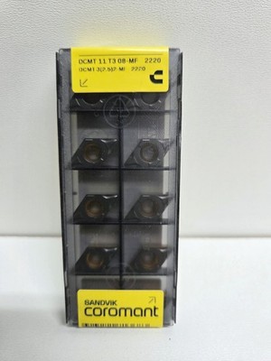 10x Sandvik DCMT 11 T3 08-MF 2220 Wendeschneidplatten Carbide Inserts Neu