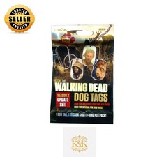Walking Dead Season 2 Dog Tag Pack - Random Character with Stickers & Carabiner