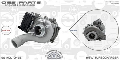 OES PARTS Lader Aufladung Produktlinie OES-PARTS ES-N07-0426 NEW für VW PHAETON