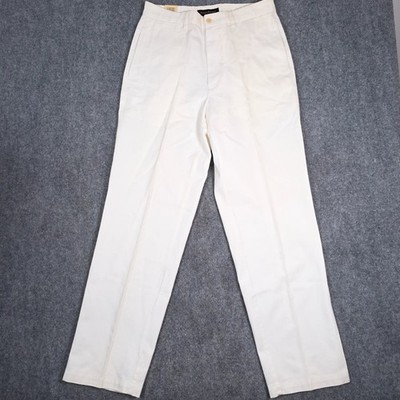 NWT Banana Republic Hacking Chino Pants Mens 30x31 Beige Flat Front READ