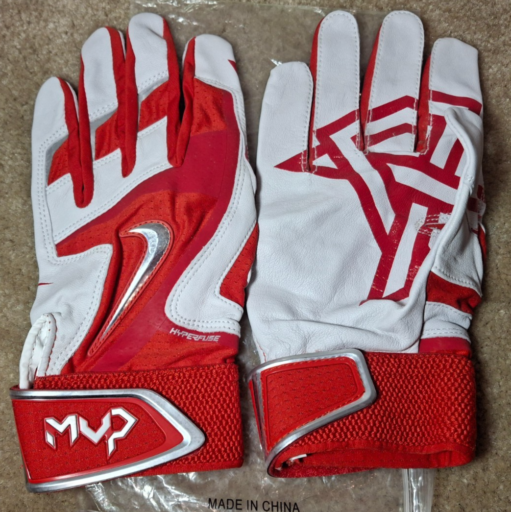 NIKE MVP ELITE PRO ADULT LARGE PREMIUM BASEBALL BATTING GLOVES