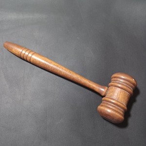 10" Vintage Wooden Gavel for judge, auctioneer
