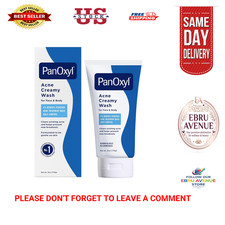 Acne Cleanser Creamy Wash 4 Percent Benzoyl Peroxide 6 Ounce Skin Care