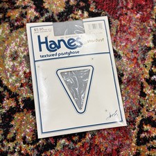 Vintage 90s Hanes Stardust Glittery Shimmer Pantyhose