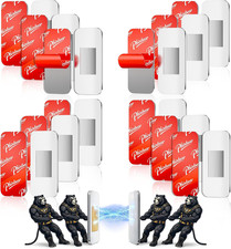 12 Pack Cabinet Magnets for Closure, Stainless Steel Cabinet Latch Easy to Insta