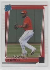 2021 Panini Chronicles Clearly Donruss Rated Rookies Jo Adell #11 10ou