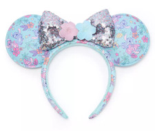 Disney Parks 2026 Stitch and Angel Ear Headband for Adults Lilo Stitch NWT