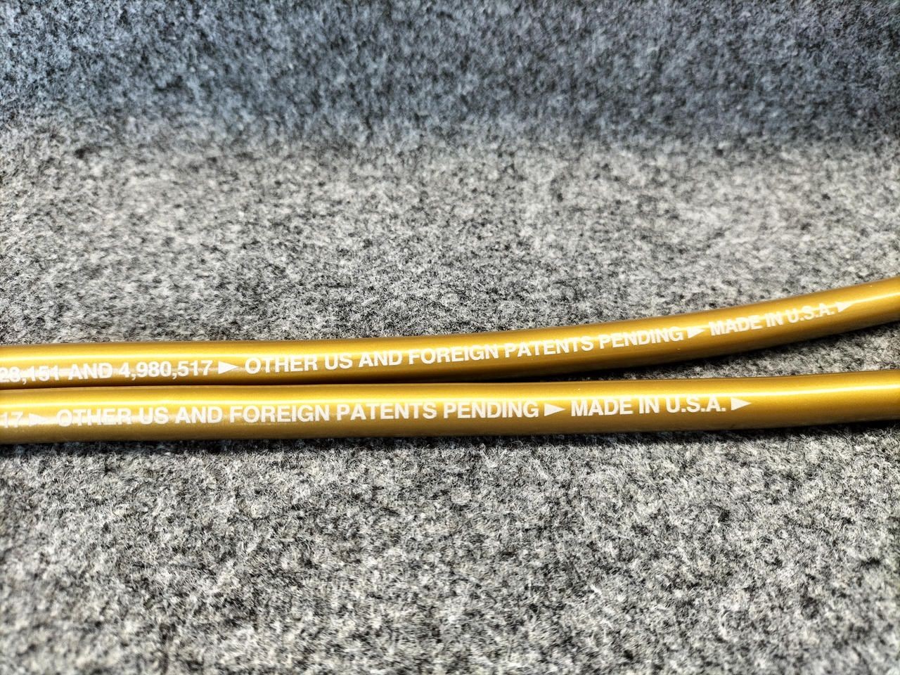 CARDAS RCA Line Cable HEXLINK GOLDEN 5c 1.5m X 2 Used