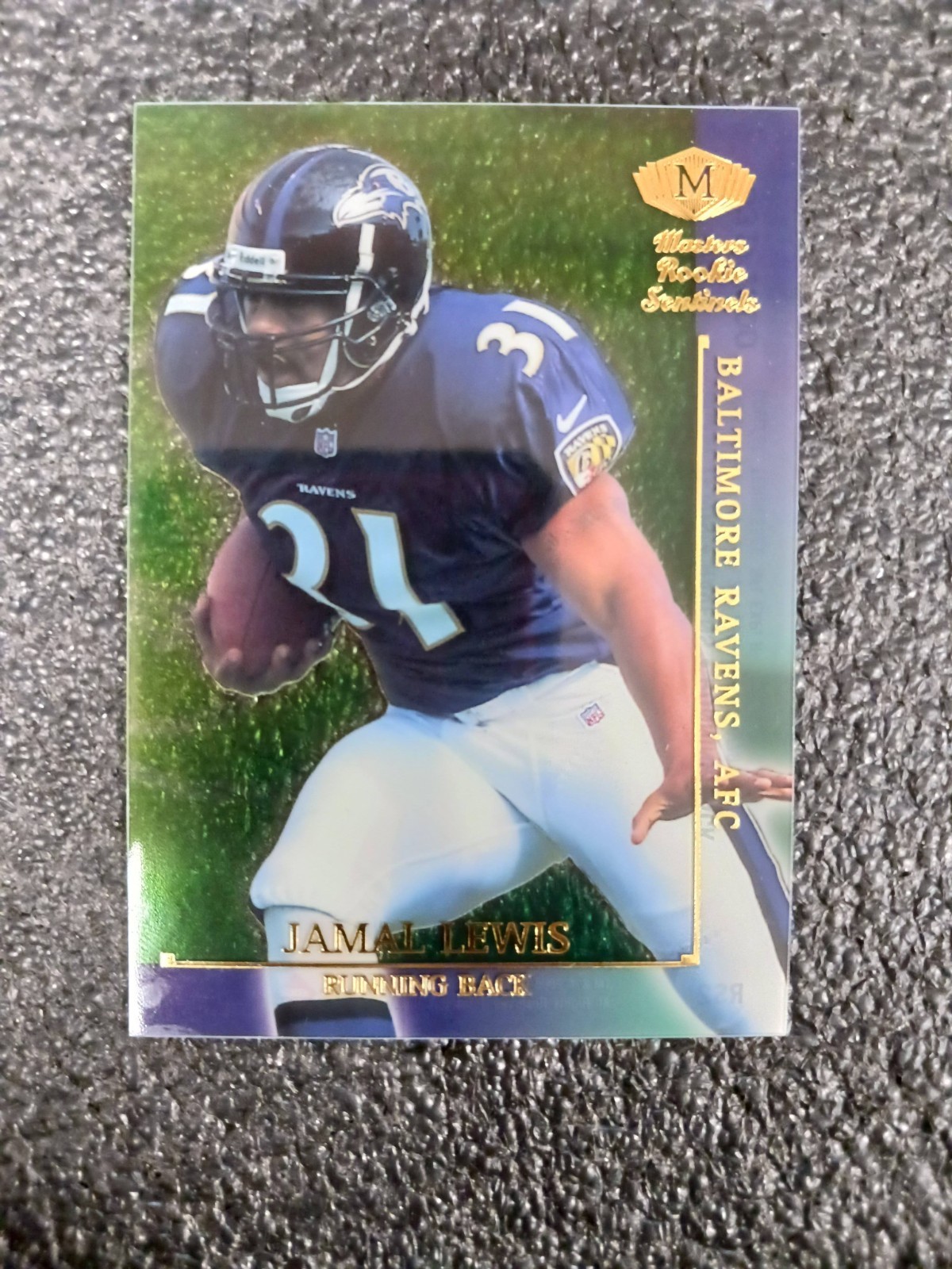 Jamal Lewis Collector's Edge Masters Rookie Sentinels #RS2 Gold