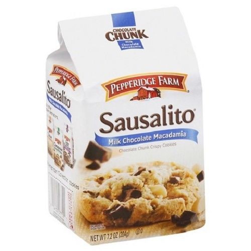 Pepperidge Farm Sausalito Milch Schokolade Macadamia weich gebackene Kekse 2 Beutel Packung - Bild 2 von 2
